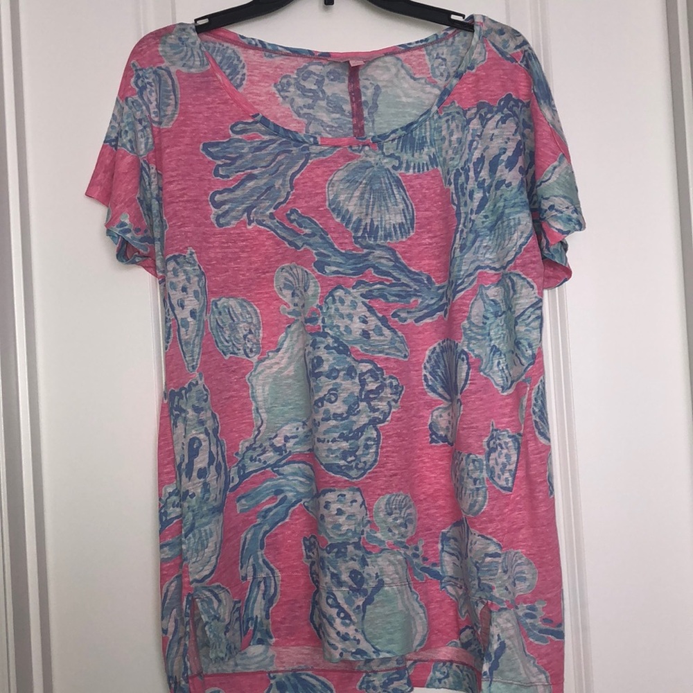Lilly Pulitzer - barefoot princess print, tee